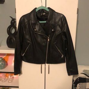 H&M Black Leather Jacket